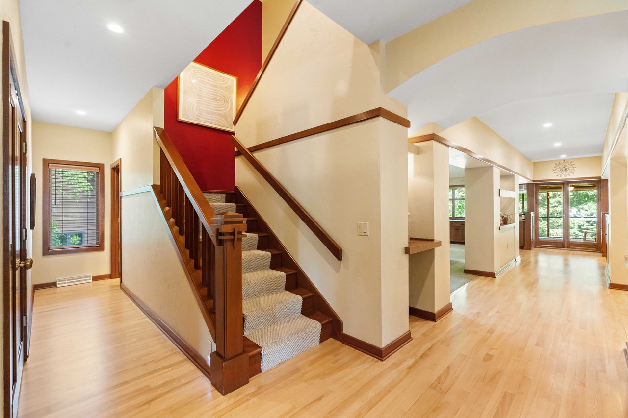 Discover This Prairie-Style Architectural Masterpiece in Fitchburg’s Lacy Heights