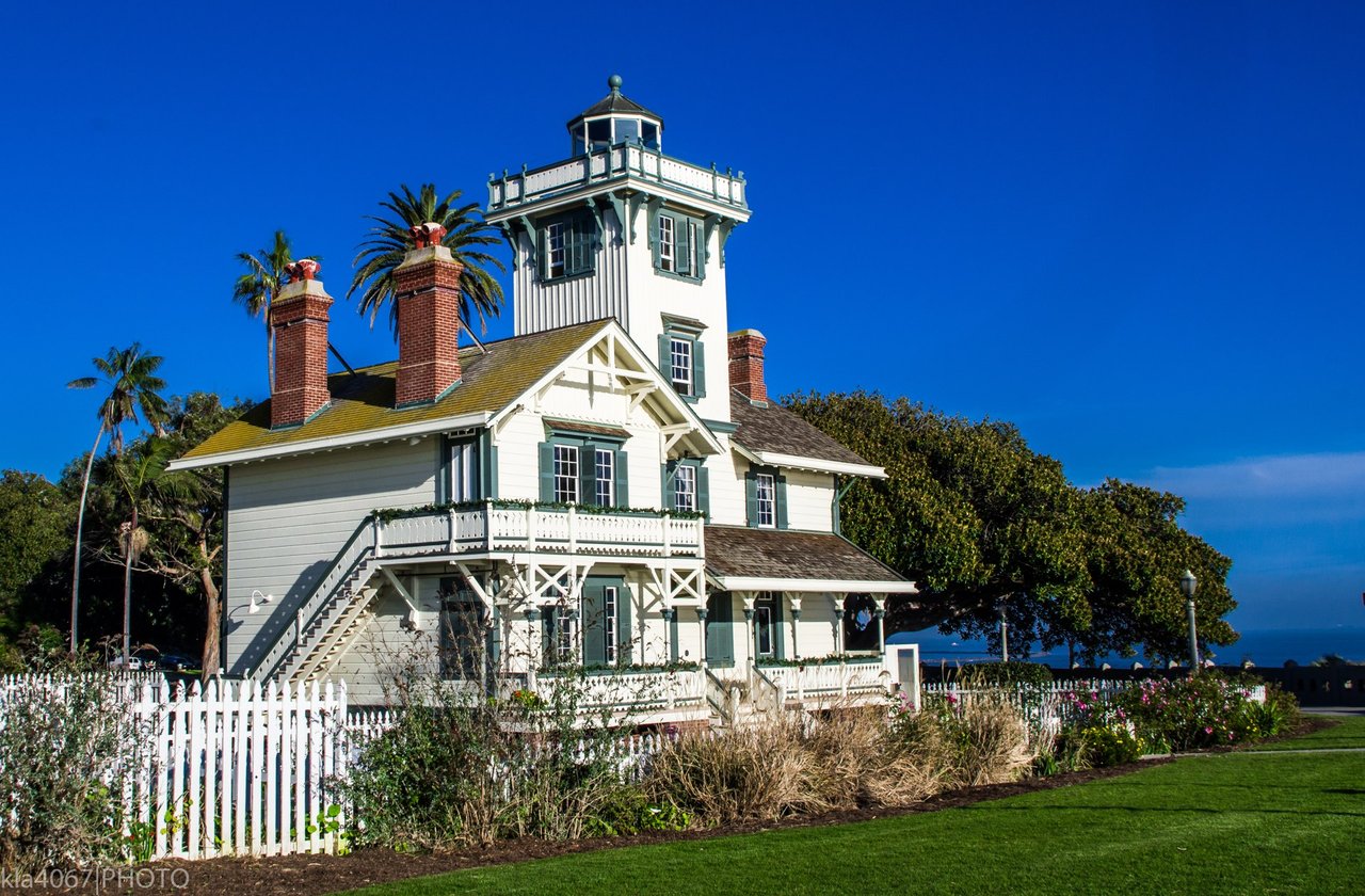 Point Fermin Lighthouse in San Pedro, Los Angeles, photographed in 2018