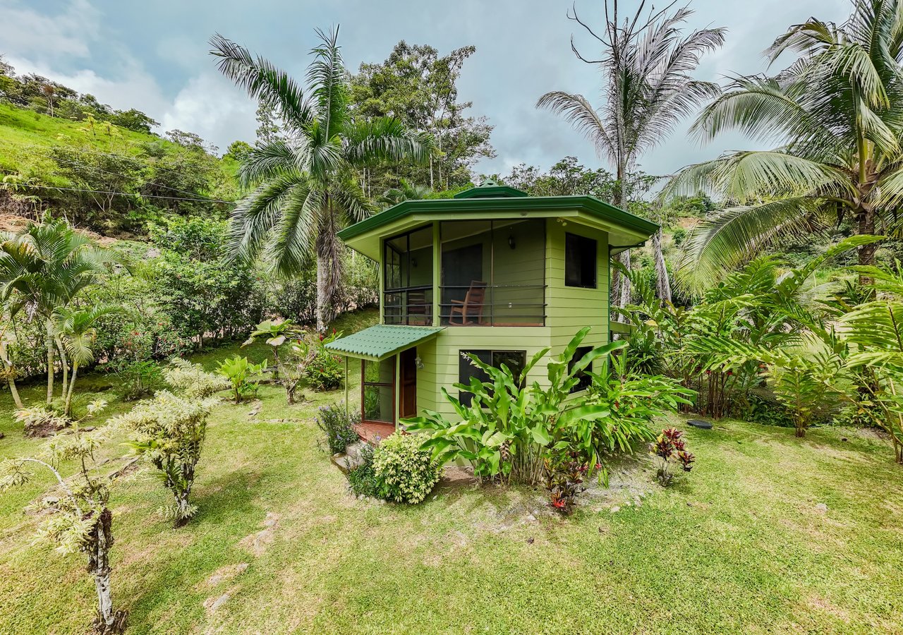 Self-Sustaining Mountain Estate for Sale in Costa Rica – 7.63 Acres with Waterfall, River & Multiple Homesites