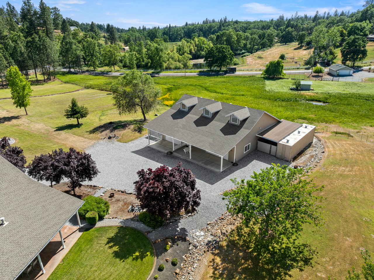 Custom Built Home on 4 Flat Acres in the Heart of Pleasant Valley – A Car Enthusiast's Dream!