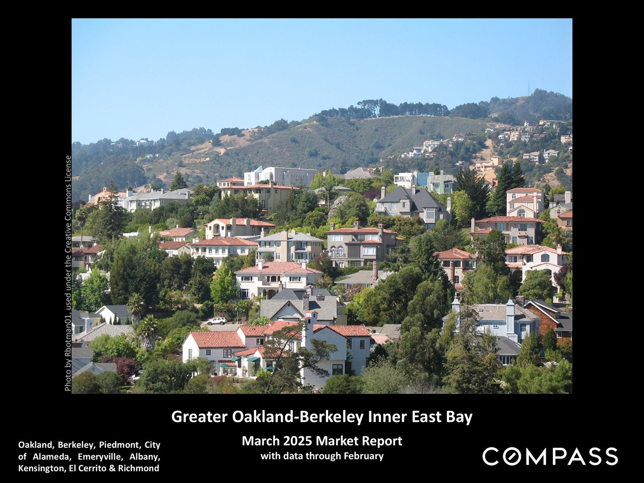 Oakland-Berkeley Inner East Bay Real Estate March 2025 Report