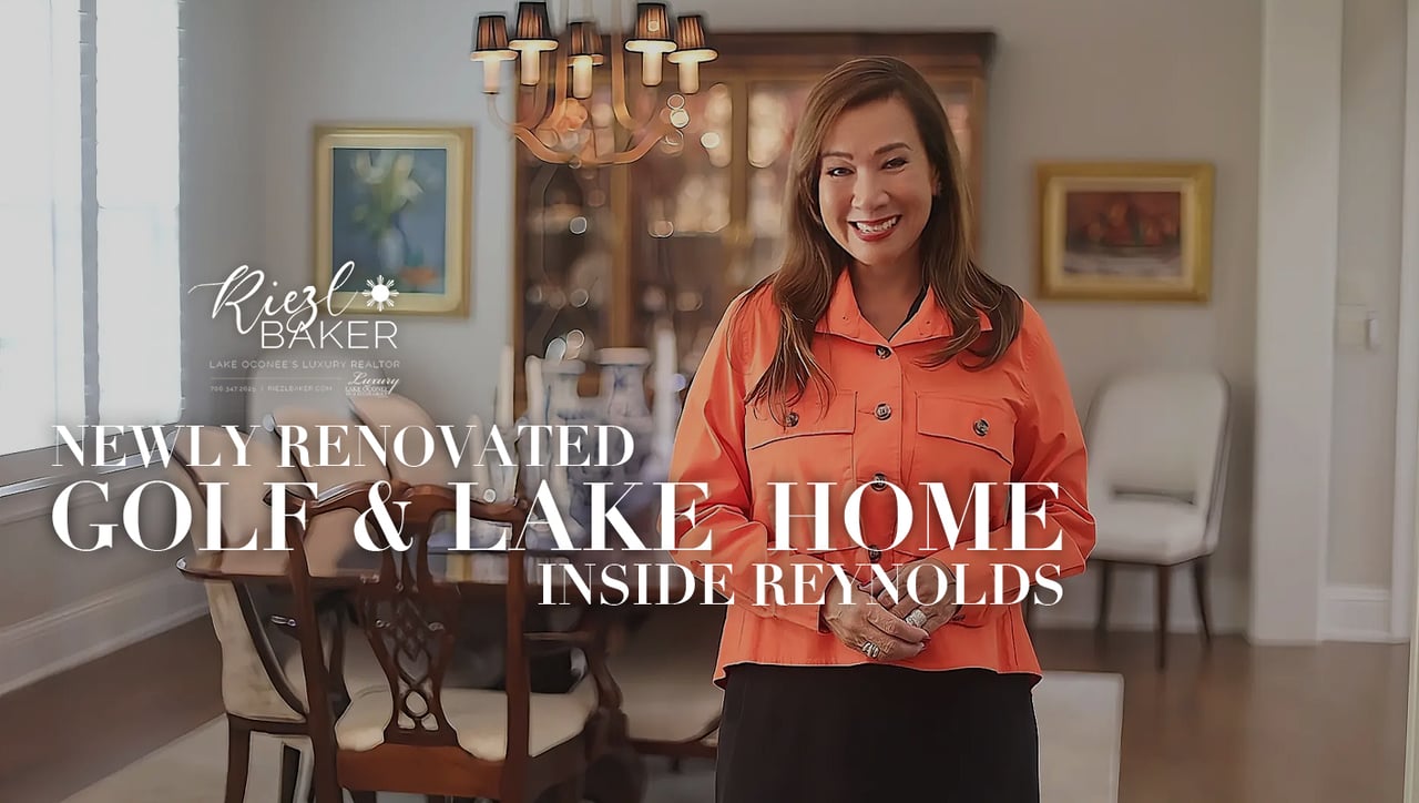 Spectacular Move-In Ready Reynolds Home with Front-Row Lake & Golf Views