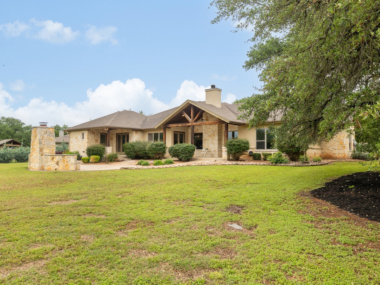 Private 1-Acre Retreat in Beltorre | Single-Story Gem w/ Dual Islands + Outdoor Fireplace