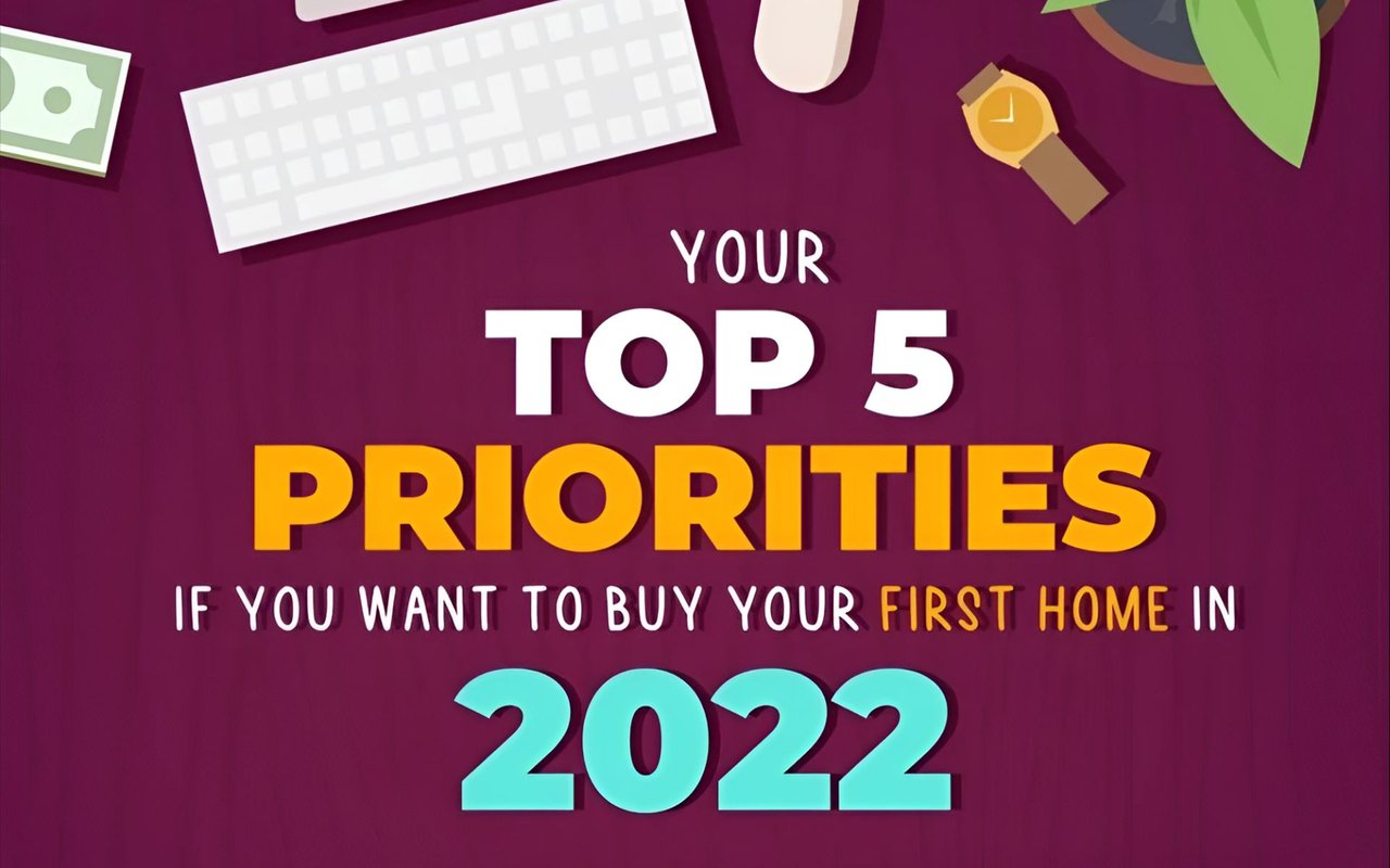 Your Top 5 Priorities If You Want To Buy Your First Home in 2022