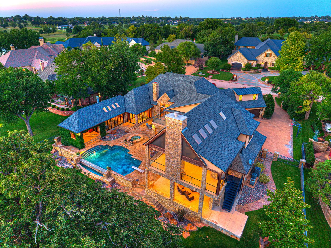 The Agency Oklahoma Listing of the Week: Oak Tree National's Most Extraordinary Estate - Wyatt Poindexter - The Agency OKC & Tulsa