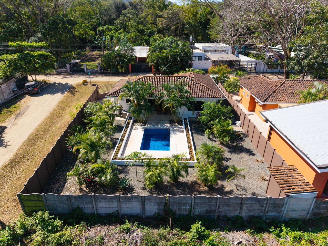 Casa Miel | Stunning 2-Bedroom Home Steps from Playa Potrero's Beaches & Dining.