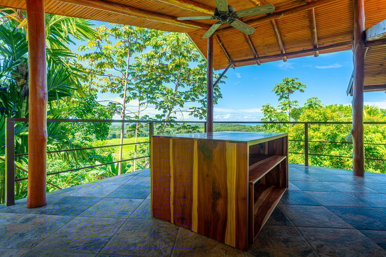 Casa Única - Ocean View Oasis with Commercial Potential in the Heart of Uvita