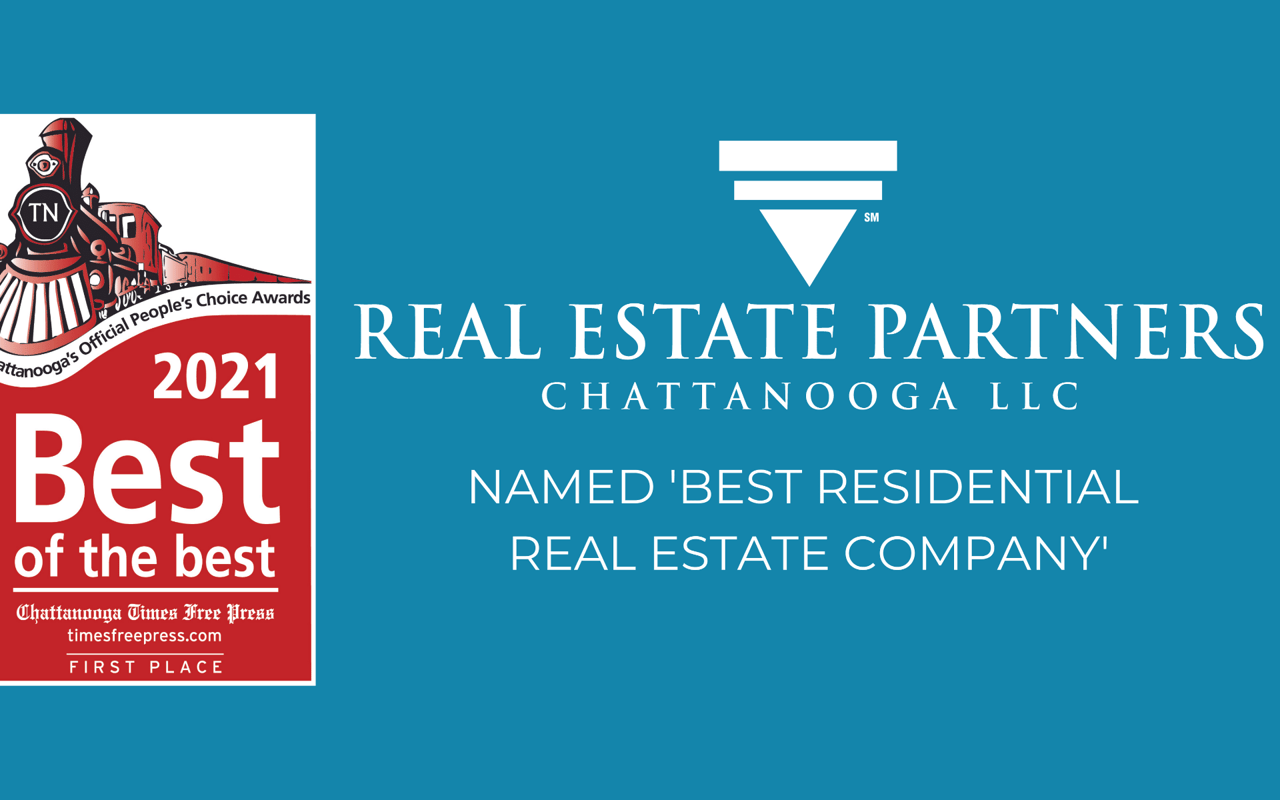 Real Estate Partners Chattanooga Wins Best Residential Real Estate Company for Second Year