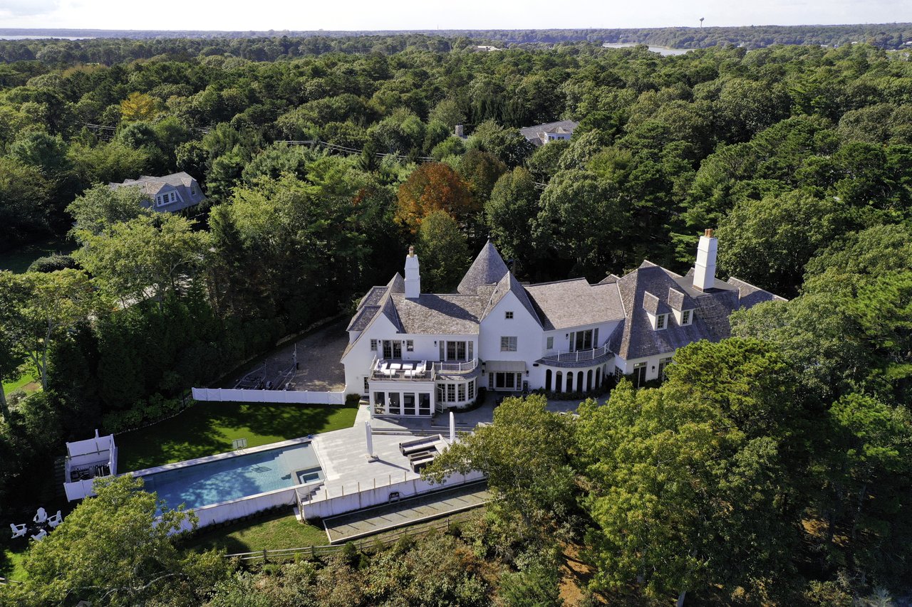 Oyster Harbors Waterfront With Deep-Water Dock and Pool