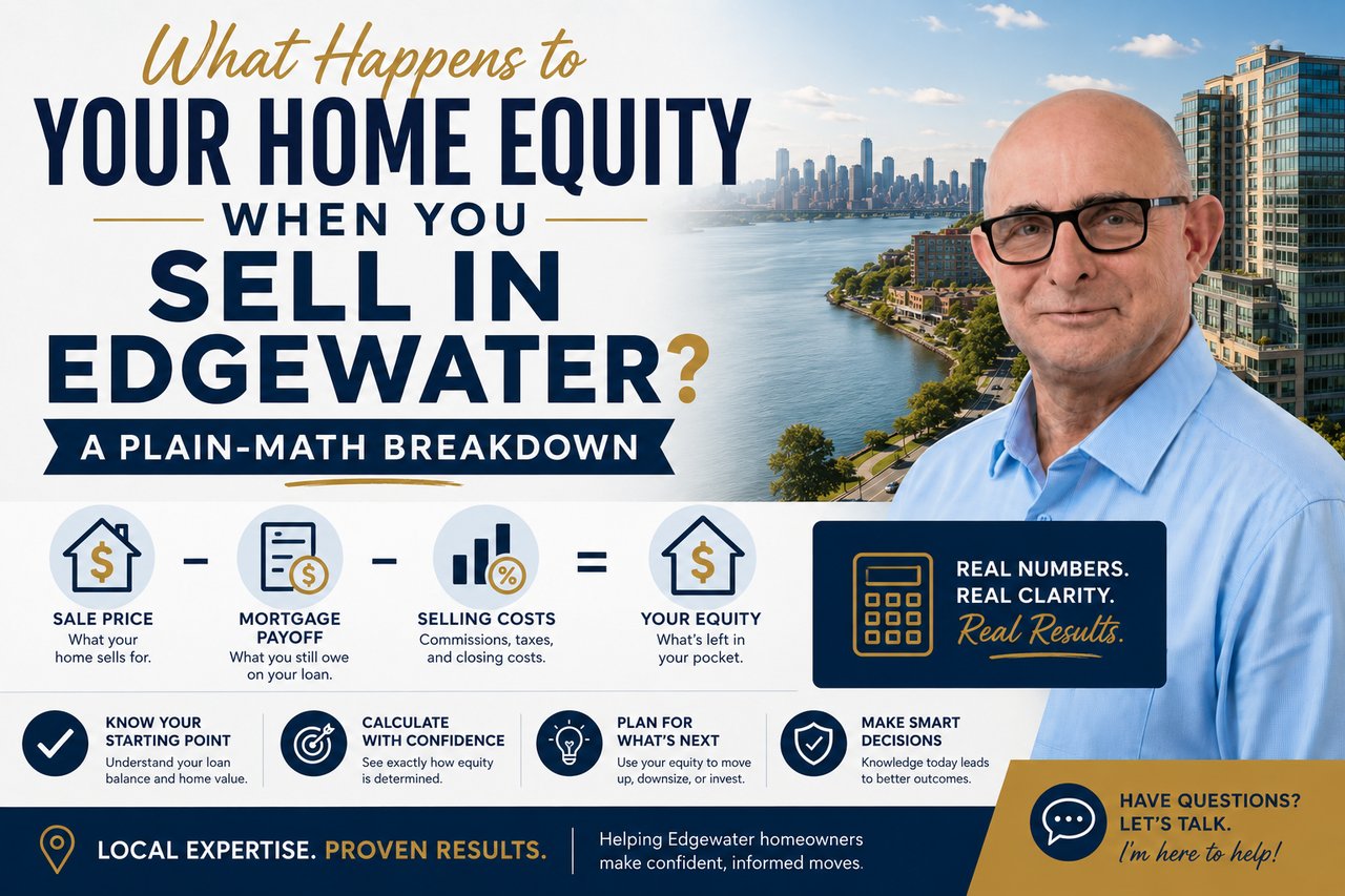 What Happens to Your Home Equity When You Sell in Edgewater? A Plain-Math Breakdown