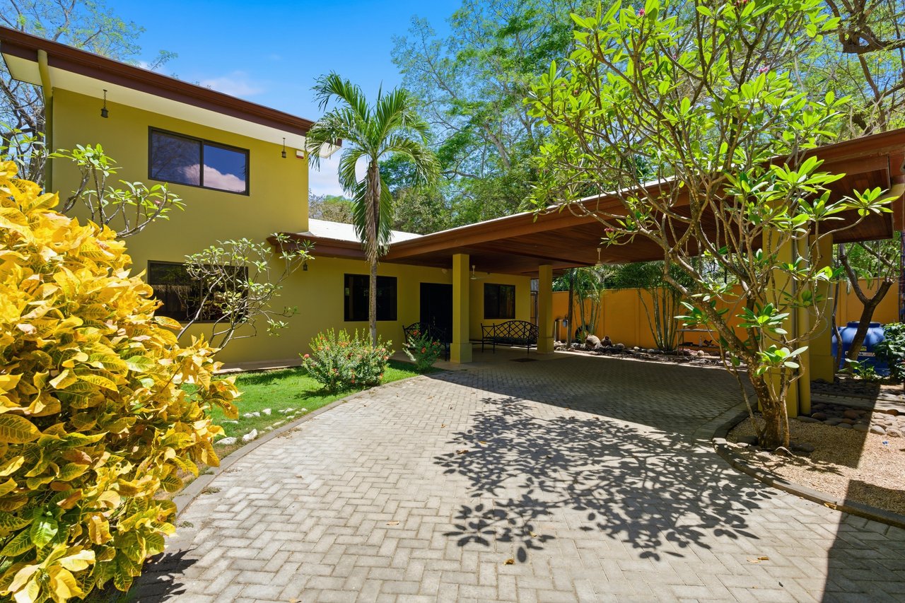 Casa Plumeria | Tropical 4-Bedroom Retreat with Pool Just Steps to Potrero Beach