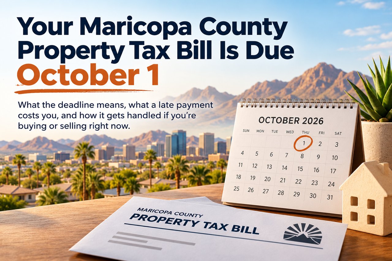 Your Maricopa County Property Tax Bill Is Due October 1