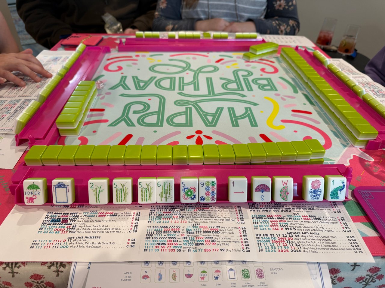 Colorful Mahjong board