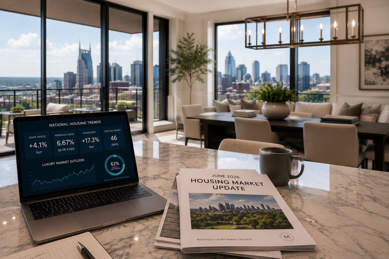 Modern condo with housing market insights