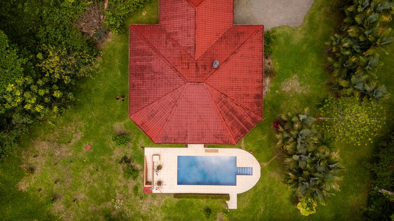 Ojochal Home for Sale with Pool, Creek & 1.6 Acres