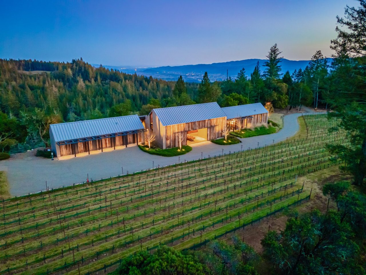 Corcoran Icon Properties Presents Sentinel Ridge, Wine Country Retreat and Vineyard Estate