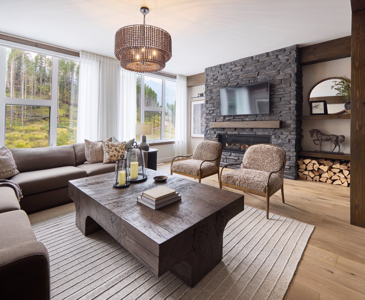 Living room - townhouse show suite Logel Homes Altitude
