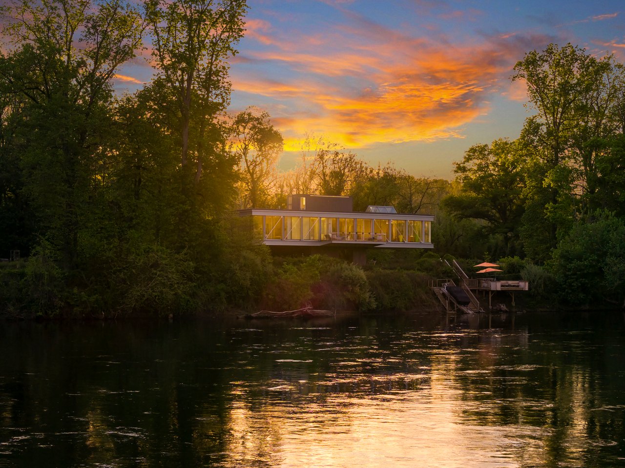 Riverscape: An Exceptional Luxury Riverfront Home in New Hope, PA | B&B Luxury Properties