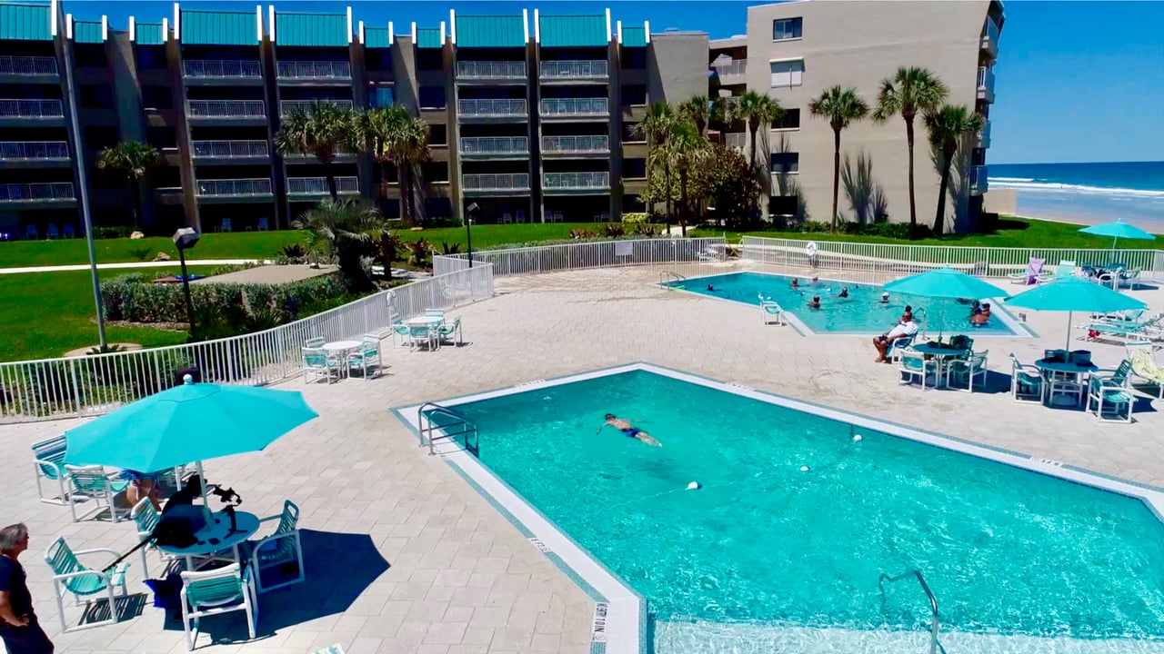 Oceanfront Furnished Condo in New Smyrna Beach