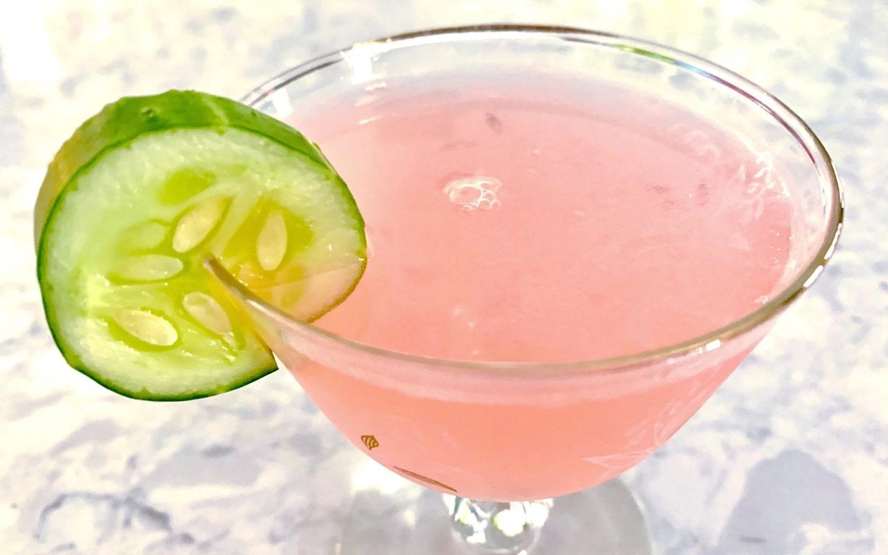 Beat the Heat Watermelon Cucumber Martini