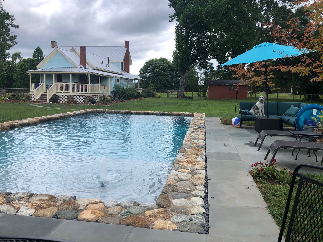 Custom-built pool 