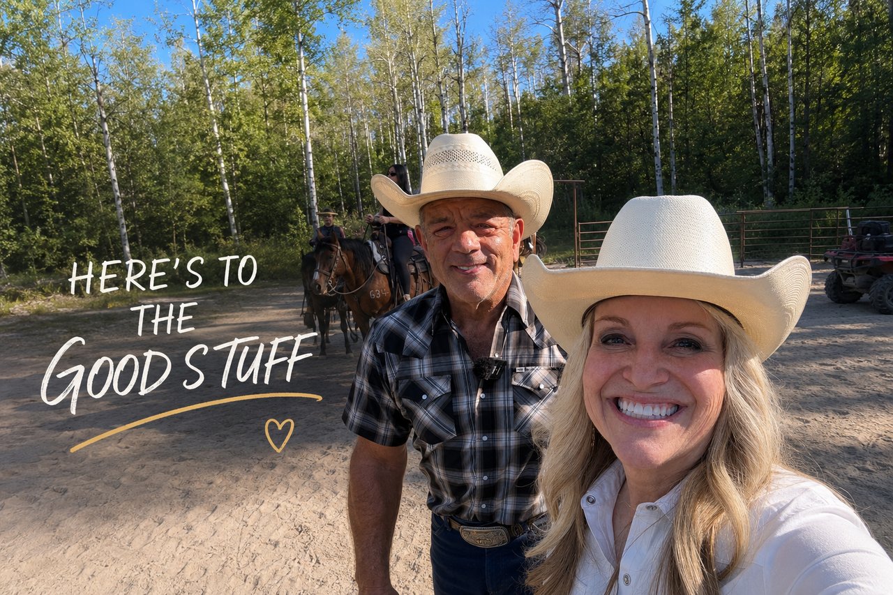 Sharla Ellis and her husband Steve celebrating 41 years together and reflecting on building a life, family, memories, and a place to call home.