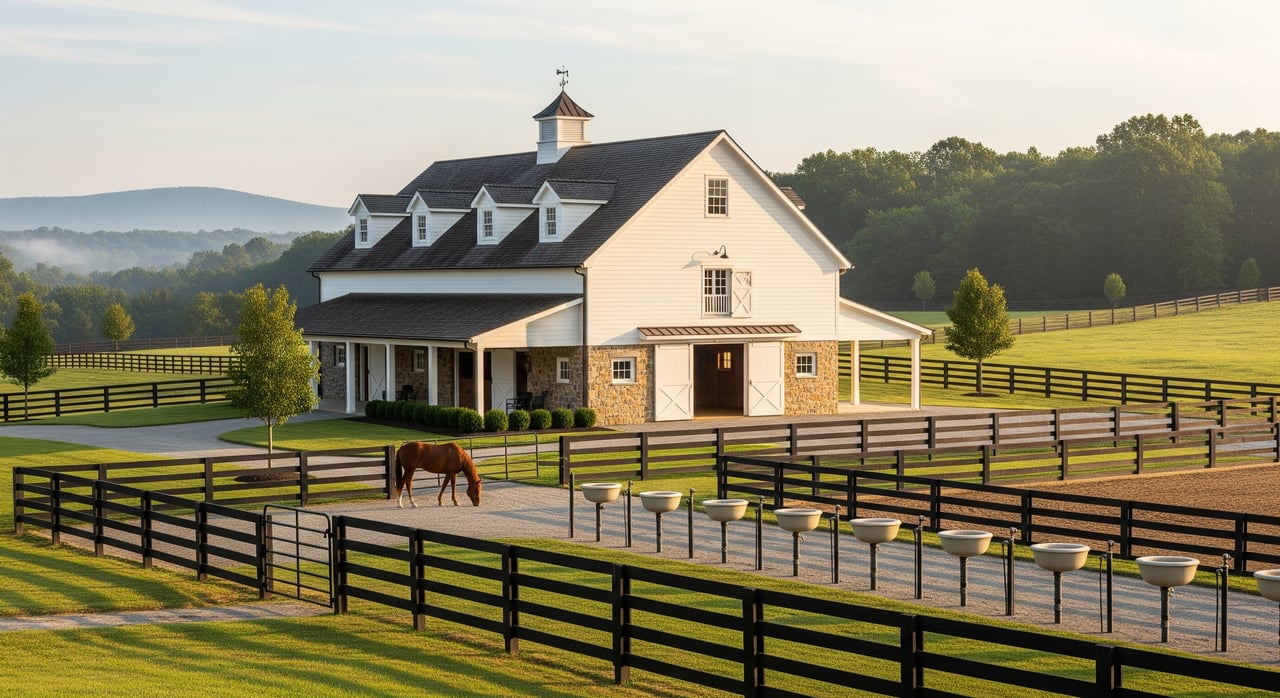 Barn And Paddock Design For Loudoun Horse Properties