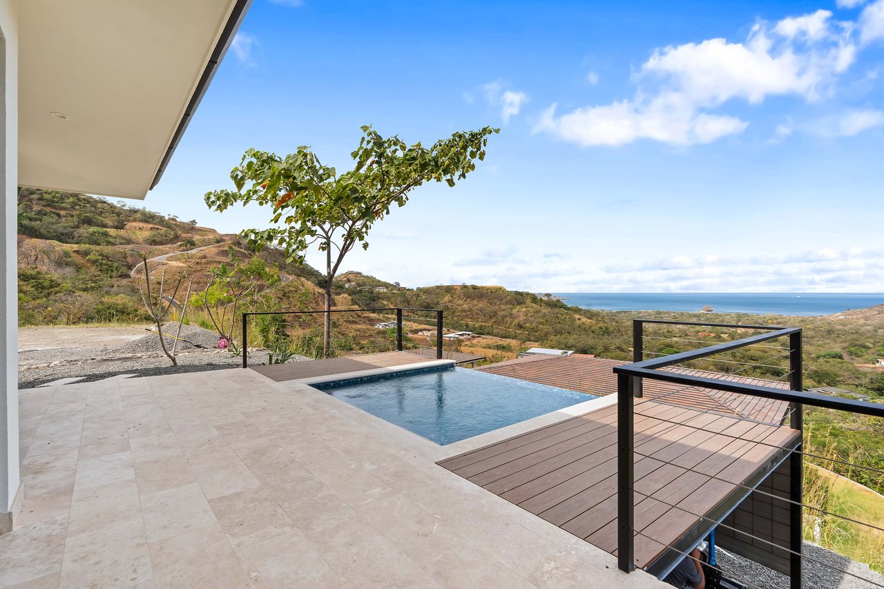 Casita Dorado | 2 Bedroom Ocean View Home with Large Lot in Playa Flamingo Costa Rica