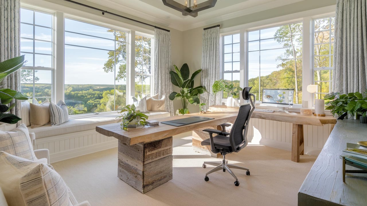 Home Office Design Ideas for French Hill, VA Homes