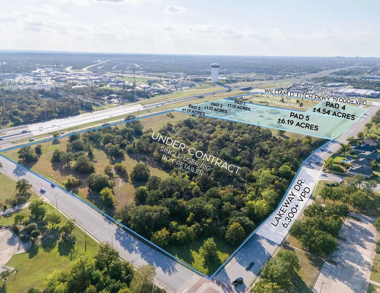 Hwy 6 & William D Fitch Pkwy