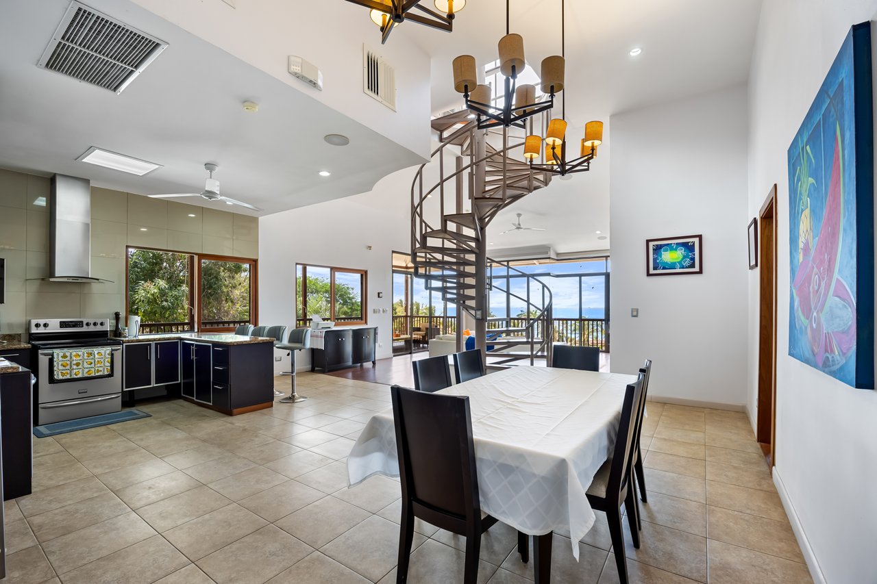 Casa Veranera & Bonus Lot | Elegant 7-Bedroom Coastal Estate with Ocean Views Steps from Playa Flamingo