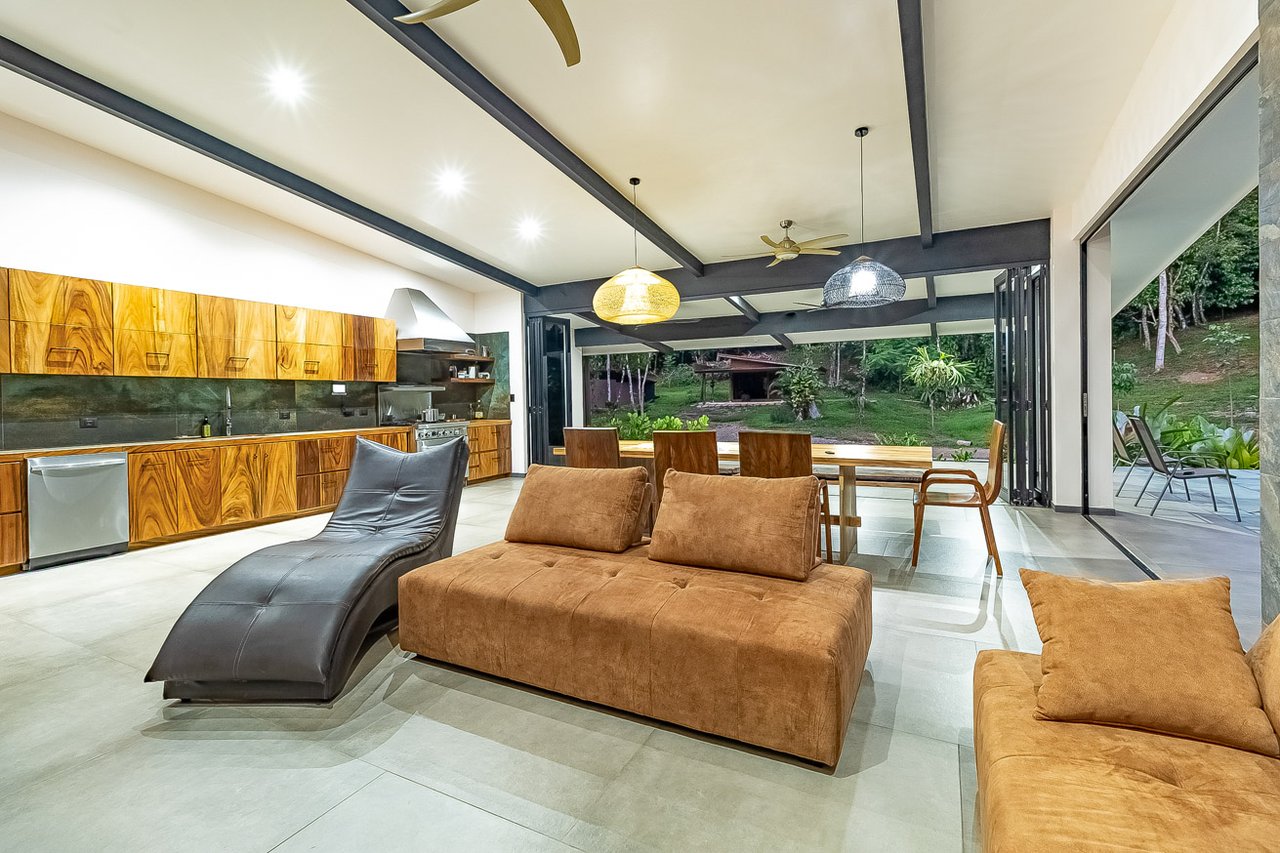 Jungle Home with Riverfront and Orchard in Ojochal Costa Rica