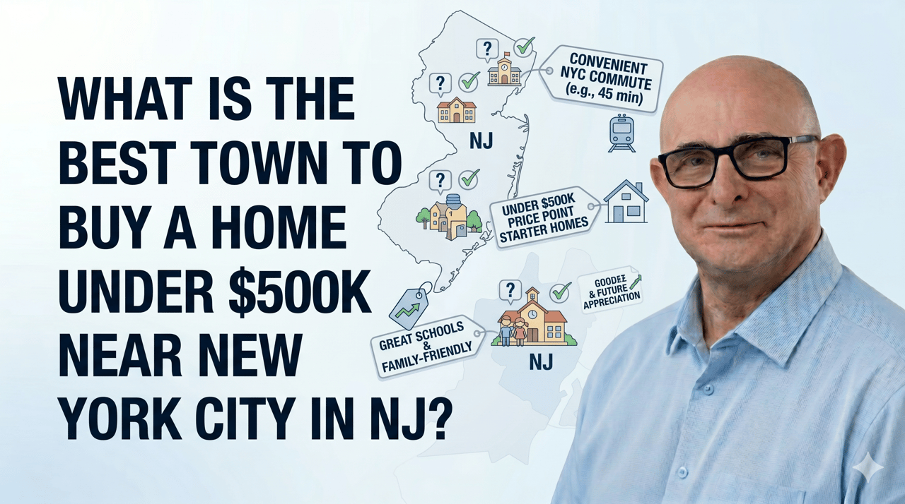 What Is the Best Town to Buy a Home Under $500K Near New York City in NJ?
