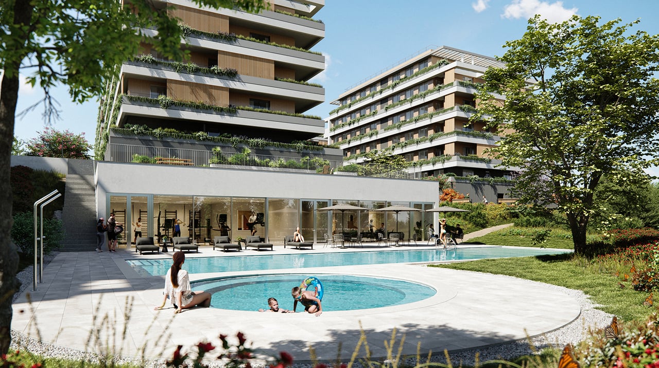 Contemporary 4-Bedroom Apartment with Private Terrace and Parking – Elevated Living in Maia, Portugal