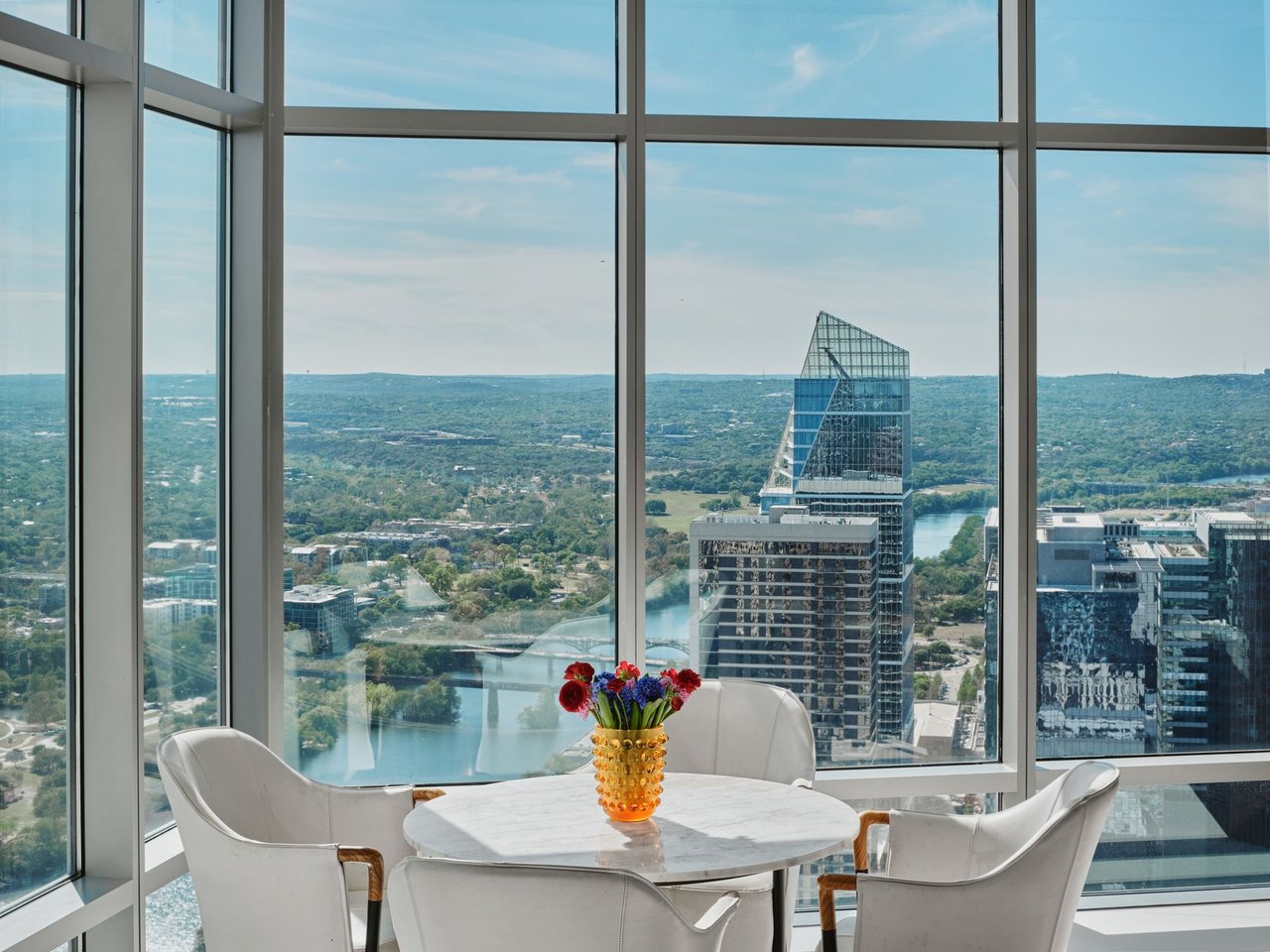 Panoramic Views of Living Art at The Austonian
