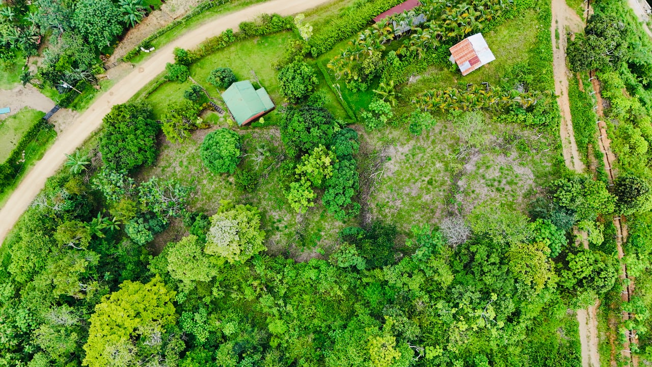 Ocean & Mountain View Lot with Multiple Building Sites-20 Minutes from Uvita