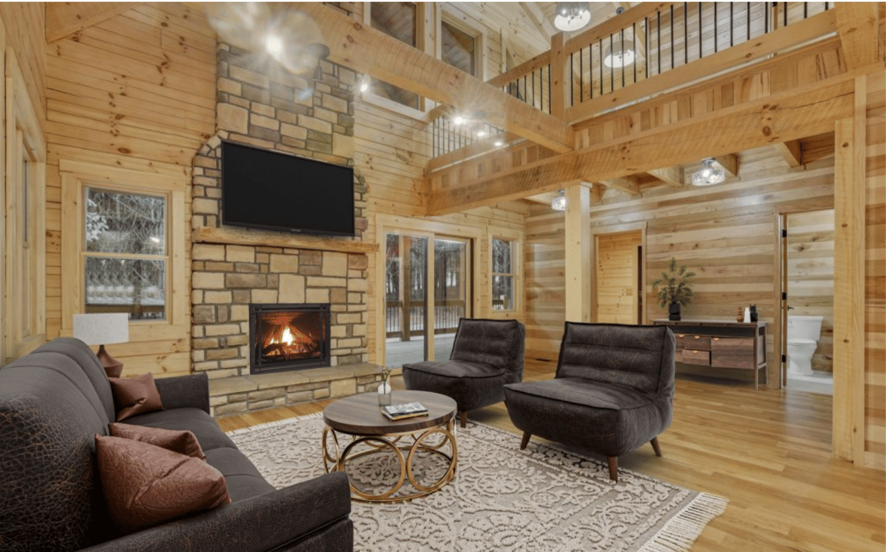 Crafted Interiors by Jubach Log Homes