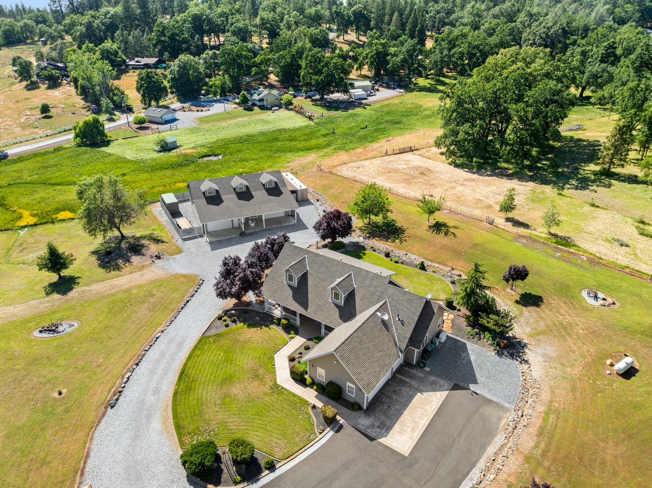 Custom Built Home on 4 Flat Acres in the Heart of Pleasant Valley – A Car Enthusiast's Dream!