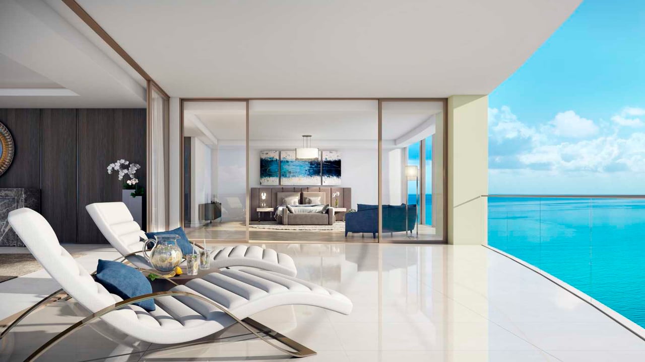 The Estates at Acqualina balcony 