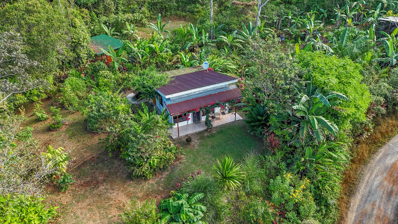 Tinamastes Costa Rica Property with Home, Yoga Deck & Land