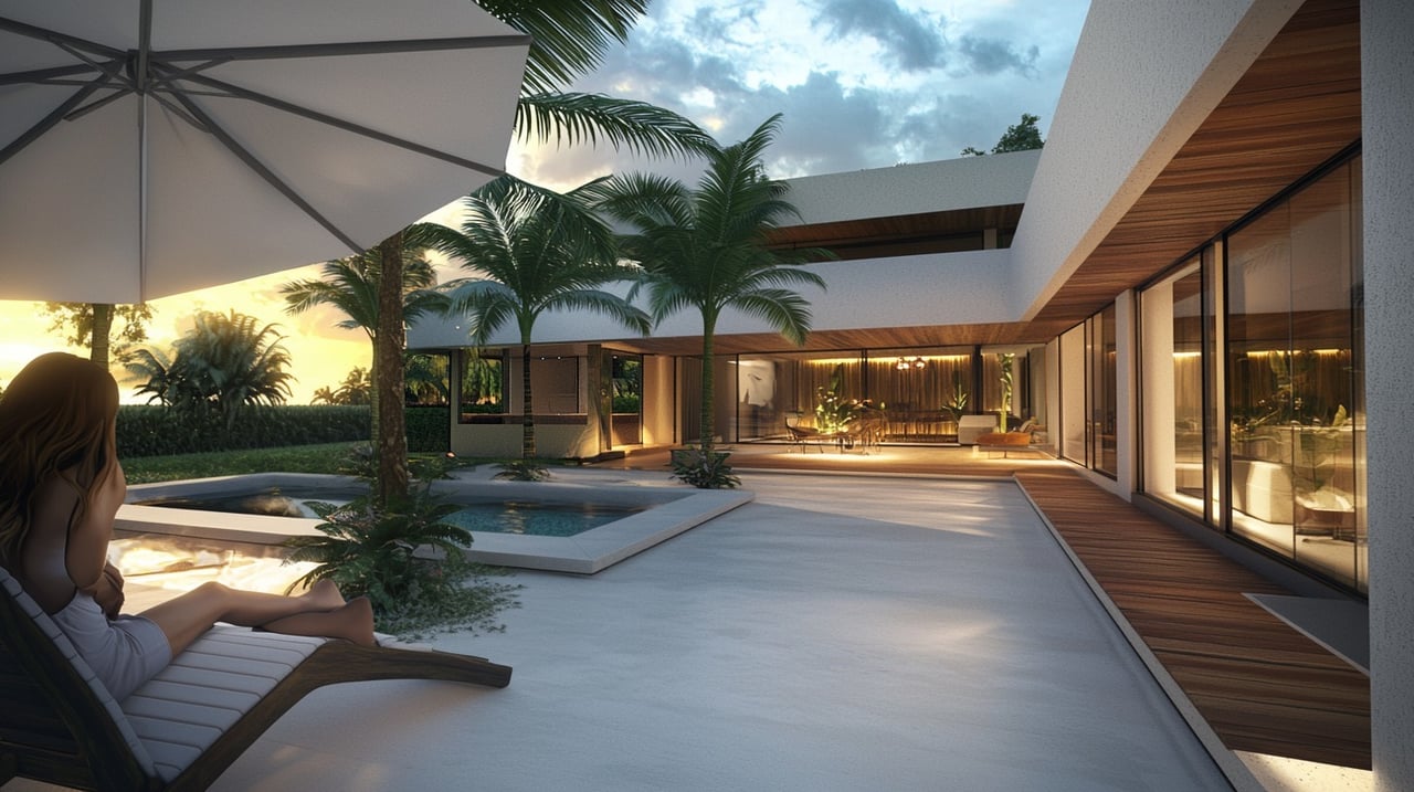 Modern Tropical Private Pool Villa, Tamarindo, Guanacaste