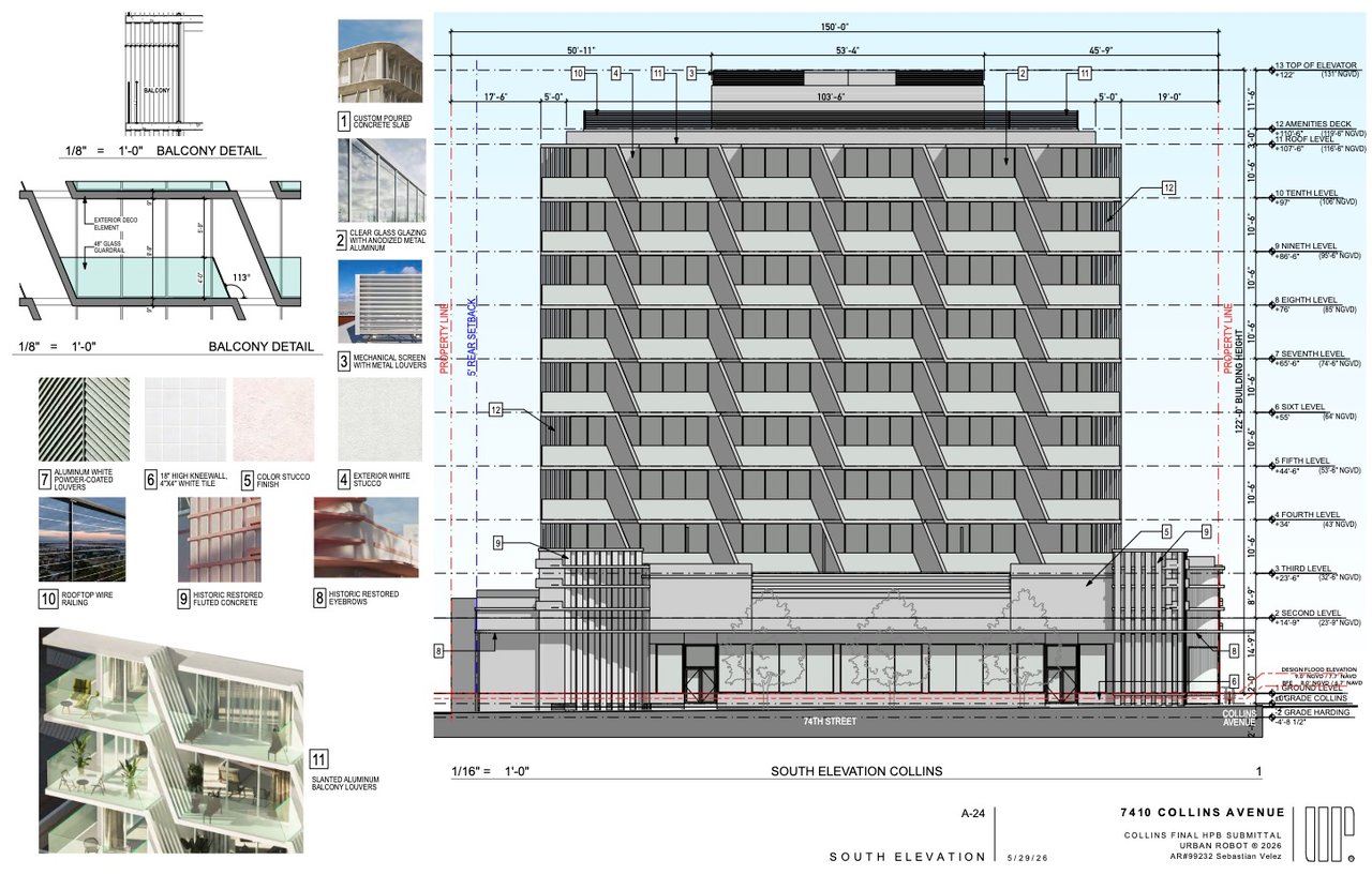 11-Story Mixed-Use Development Approved At 7410 Collins Avenue In Miami Beach