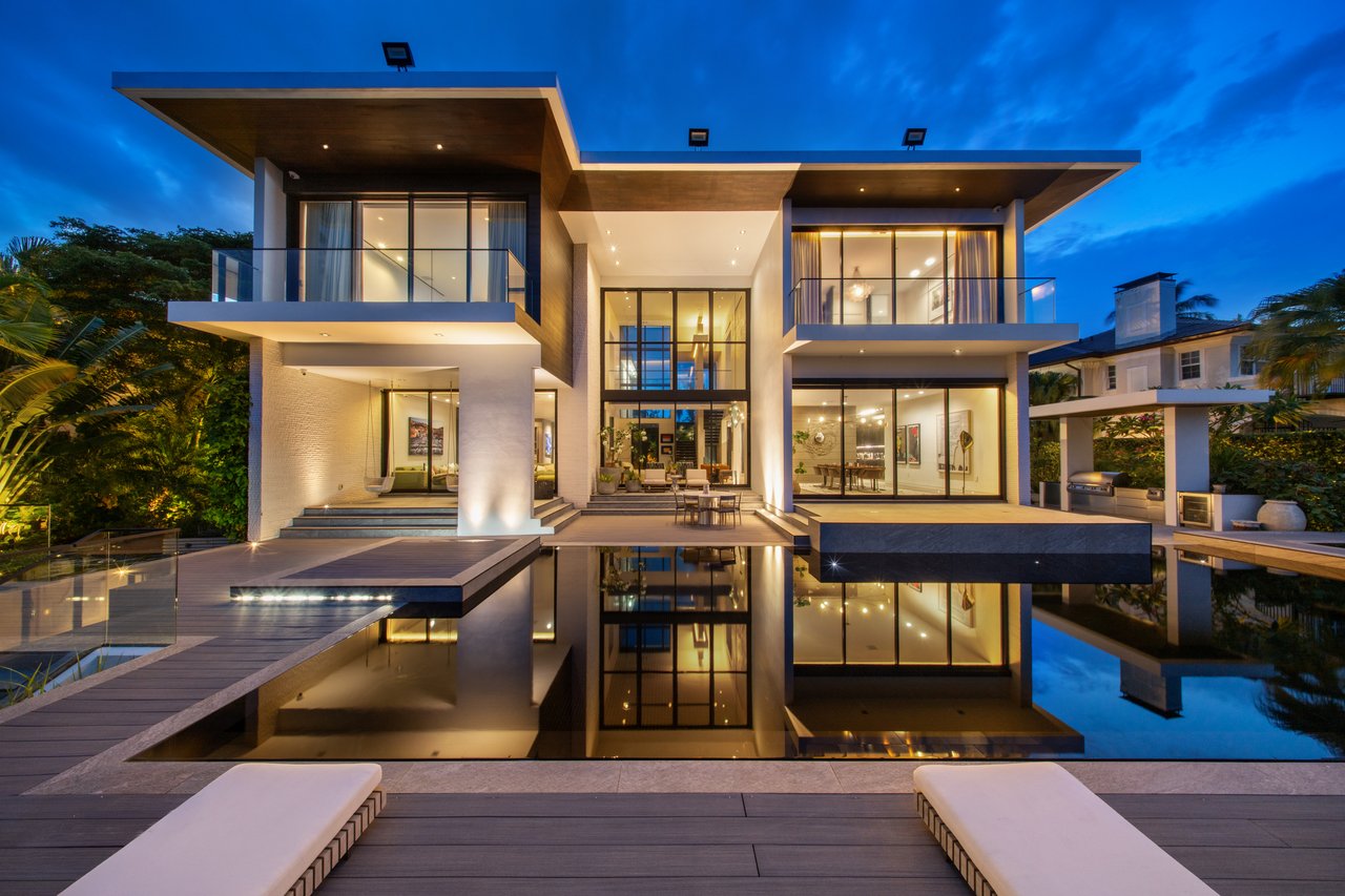 Architectural Waterfront Masterpiece in Cocoplum