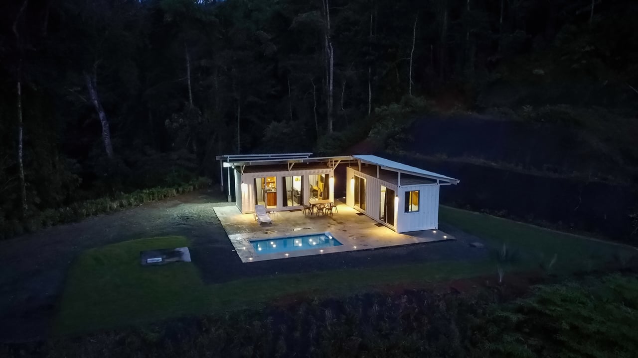 Ocean View Home in Portasol, 2 Bed, 1 Bath, Pool, Private Waterfall & Extra Building Site