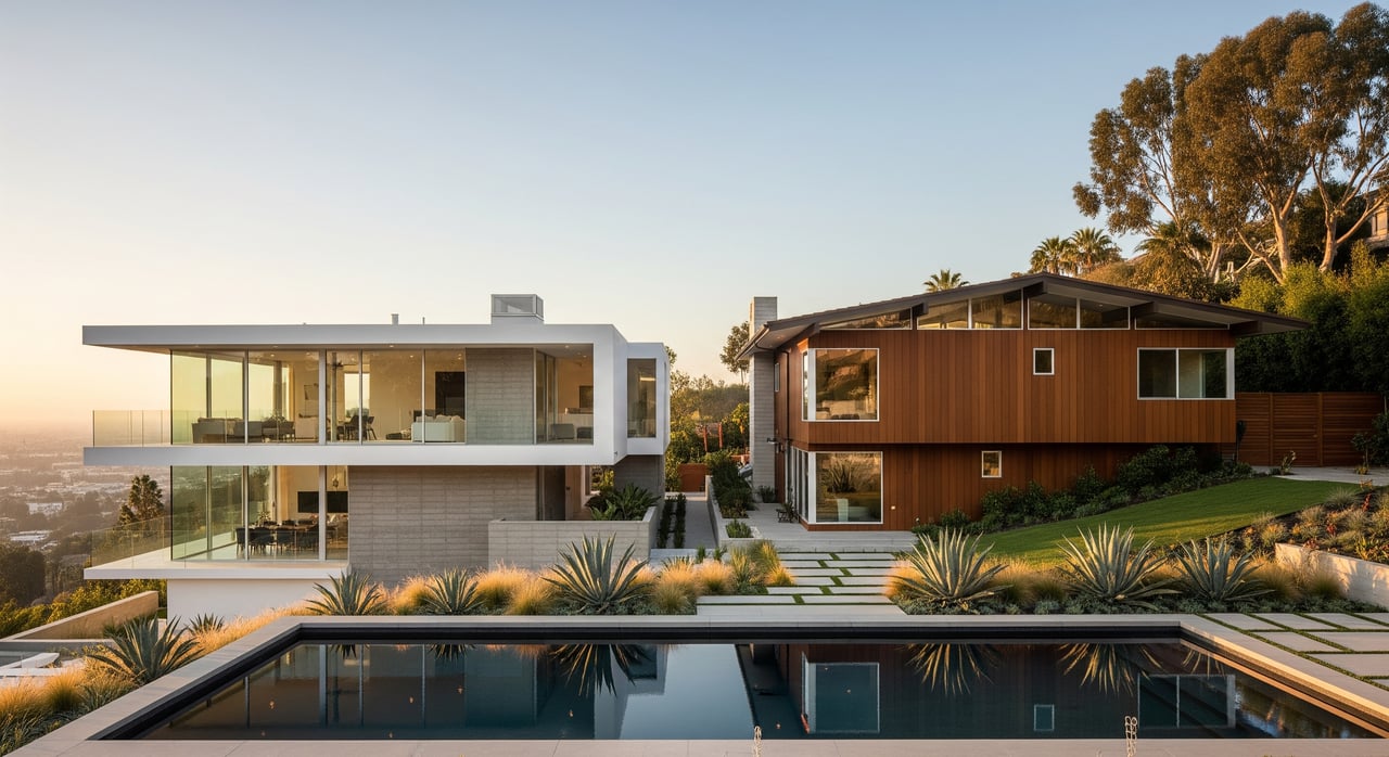 Hollywood Hills Architecture: Modern vs Mid-Century