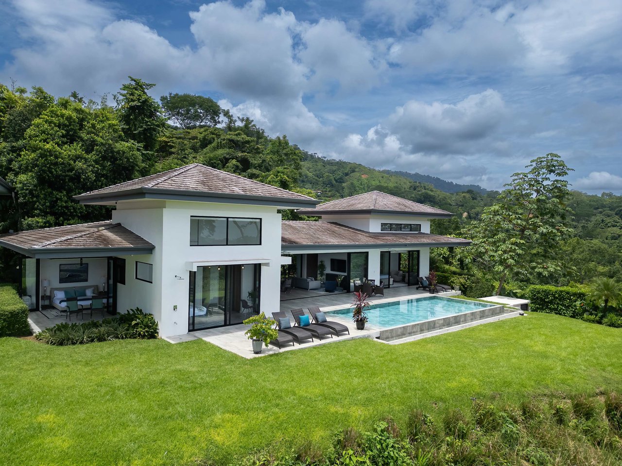 Elegant Estate with Ocean & Jungle Views