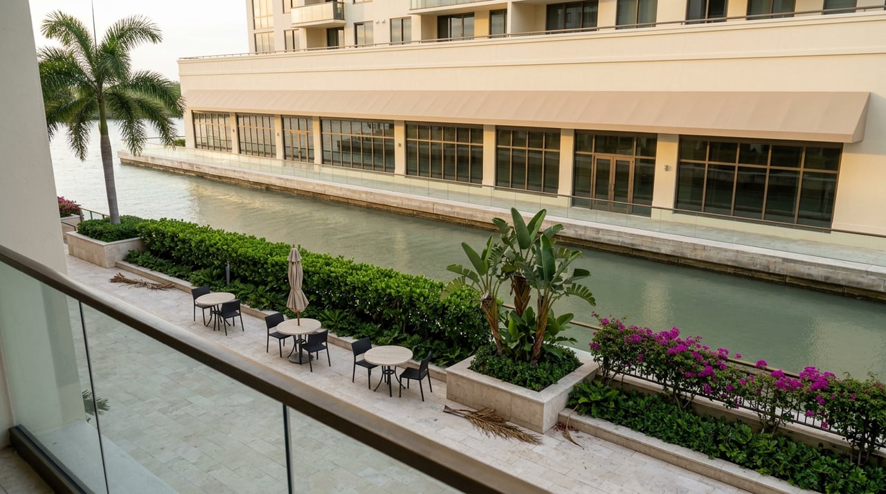 The Miami River Finally Has Somewhere to Eat. The Walk There Depends on Who Built Last.