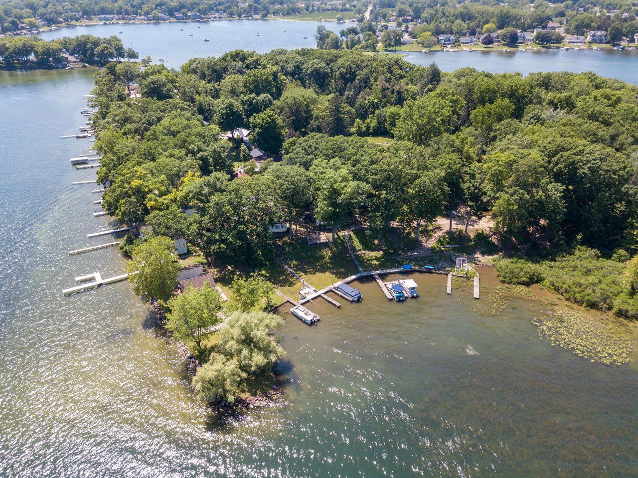 Lakefront homes