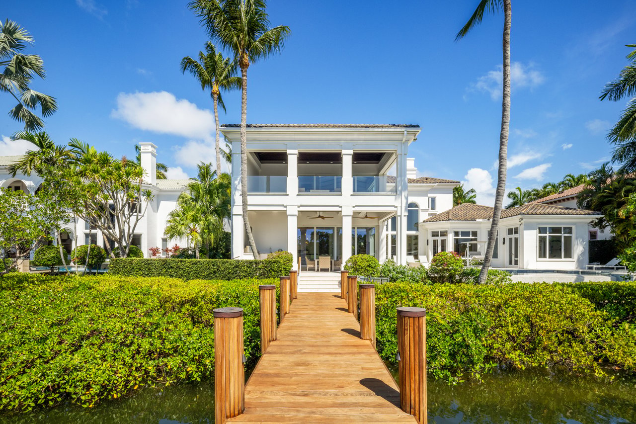 Palm Beach Gardens Waterfront Compound | 200' Deepwater Dockage | Harbour Isles