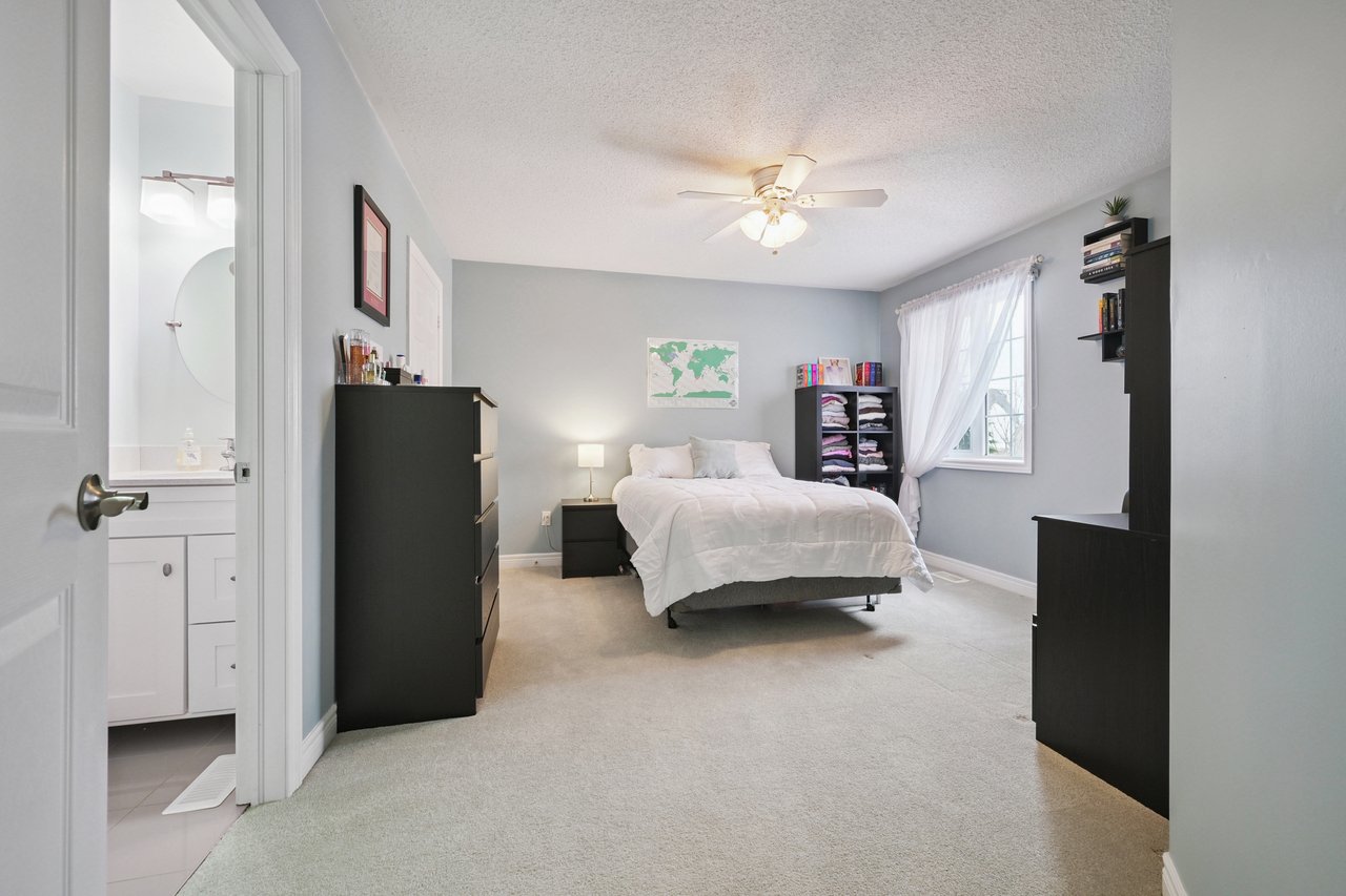 Resort-style yard backing onto lush ravine